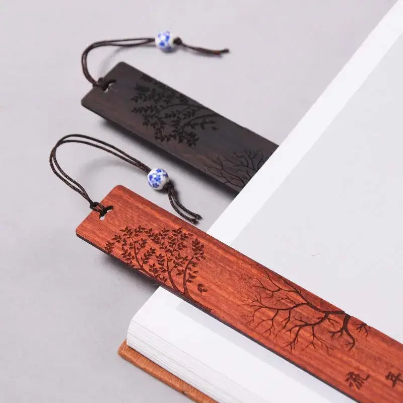 Chinese Style Wooden Bookmark