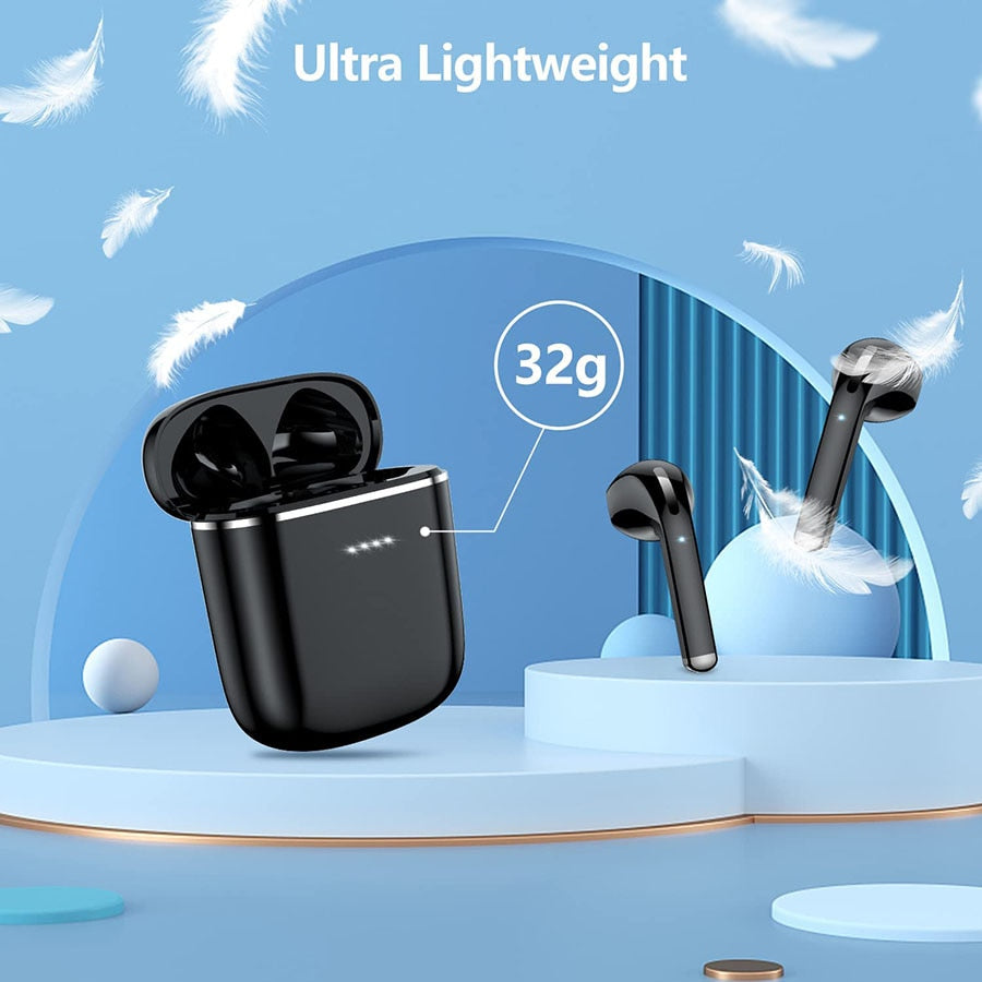 Wireless Earphone With Microphone 9D Stereo